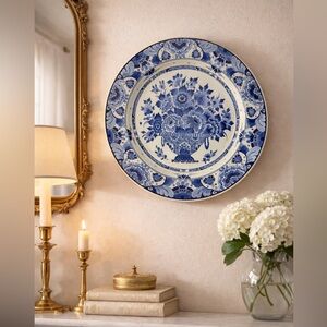 Authentic Royal Delft Decorative Wall Plate–De Porceleyne Fles 1986 HANDPAINTED